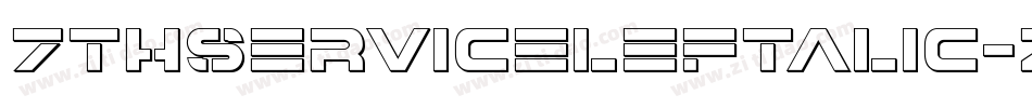 7ThServiceLeftalic-zPr4字体转换