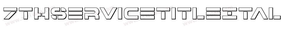 7ThServiceTitleItalic-nBA0字体转换
