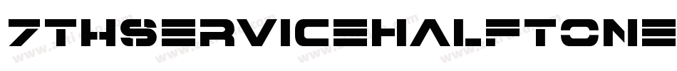 7ThServiceHalftoneItalic-GR3g字体转换