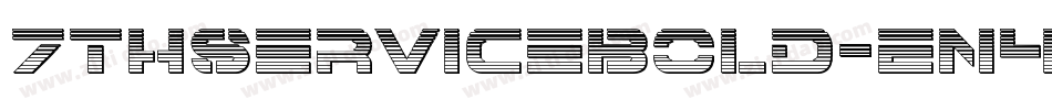 7ThServiceBold-En48字体转换