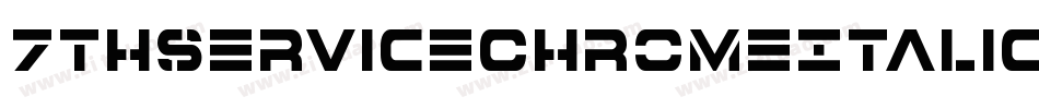 7ThServiceChromeItalic-34l8字体转换