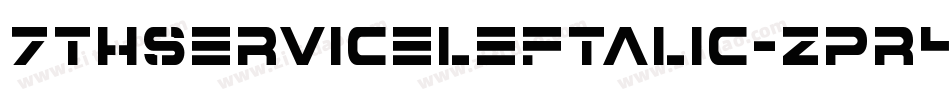 7ThServiceLeftalic-zPr4字体转换