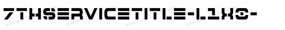 7ThServiceTitle-l1x0字体转换