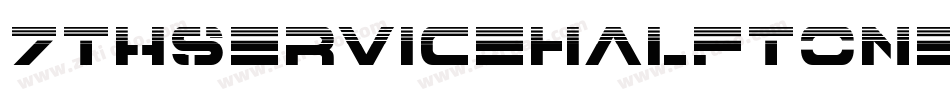 7ThServiceHalftoneItalic-GR3g字体转换