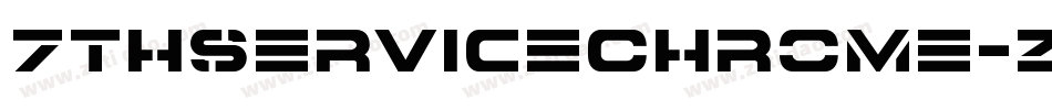 7ThServiceChrome-Z0pz字体转换