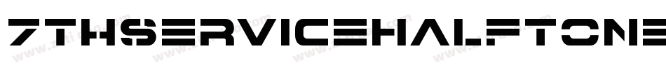 7ThServiceHalftoneItalic-GR3g字体转换