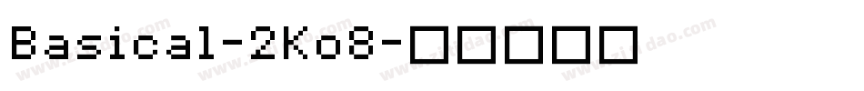 Basical-2Ko8字体转换
