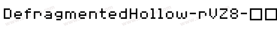 DefragmentedHollow-rVZ8字体转换