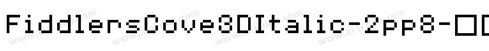 FiddlersCove3DItalic-2pp8字体转换
