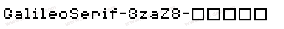 GalileoSerif-3zaZ8字体转换