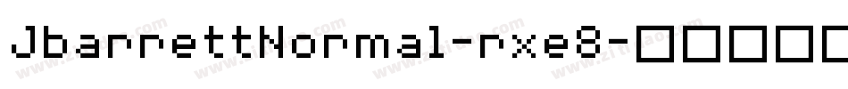 JbarrettNormal-rxe8字体转换