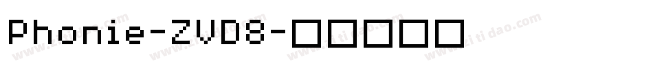 Phonie-ZVD8字体转换