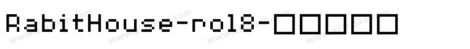 RabitHouse-rol8字体转换