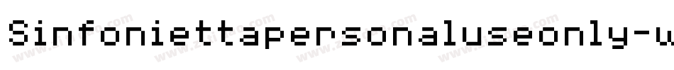 Sinfoniettapersonaluseonly-w1lA8字体转换