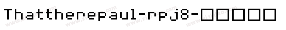Thattherepaul-rpj8字体转换