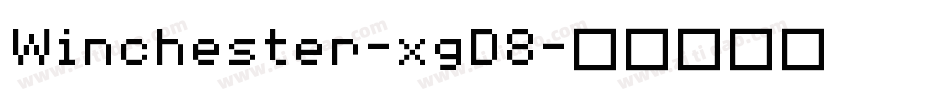 Winchester-xgD8字体转换