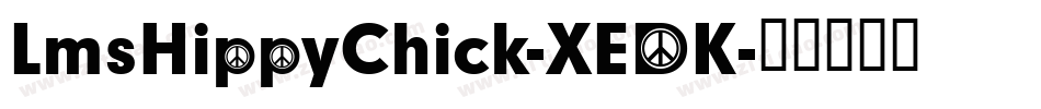 LmsHippyChick-XEDK字体转换