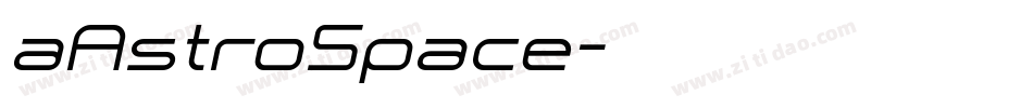 aAstroSpace字体转换