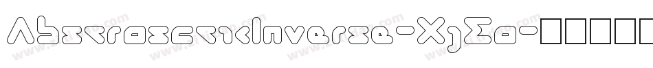 AbstrasctikInverse-XjEa字体转换