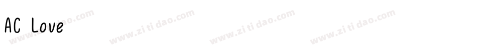 AC-Love字体转换