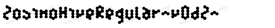ZosimoHiveRegular-v0dZ字体转换