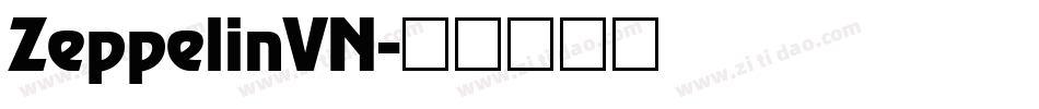 ZeppelinVN字体转换