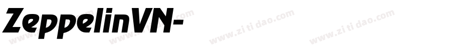 ZeppelinVN字体转换