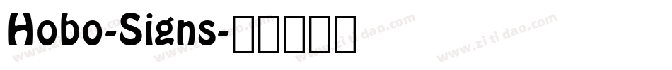 Hobo-Signs字体转换