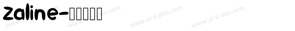 zaline字体转换