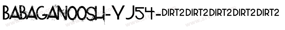 Babaganoosh-YJ54字体转换