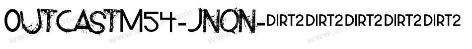 OutcastM54-Jnqn字体转换