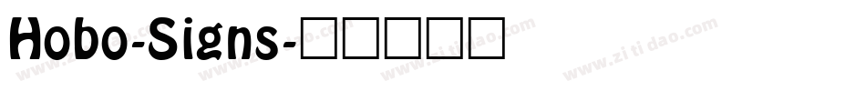 Hobo-Signs字体转换