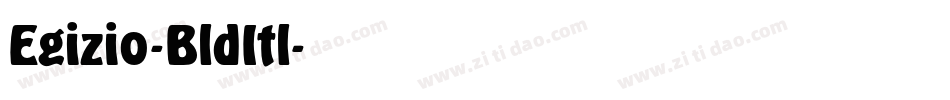 Egizio-BldItl字体转换