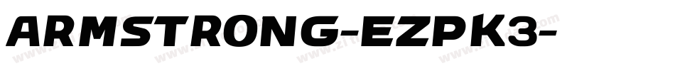 Armstrong-eZpK3字体转换