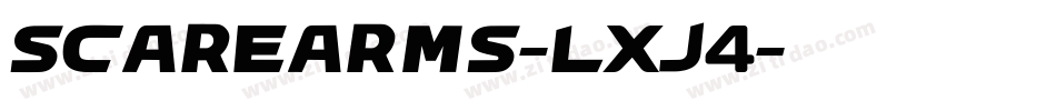 ScareArms-Lxj4字体转换