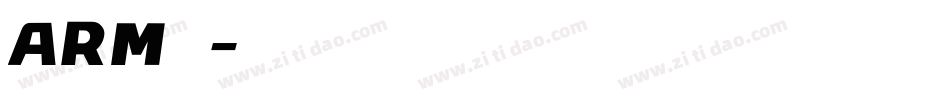 arm字库字体转换