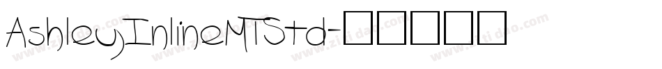 AshleyInlineMTStd字体转换