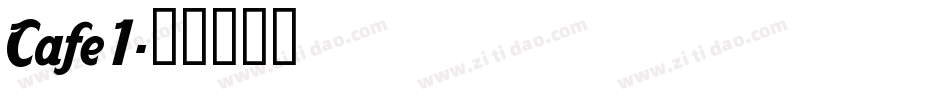 Cafe1字体转换