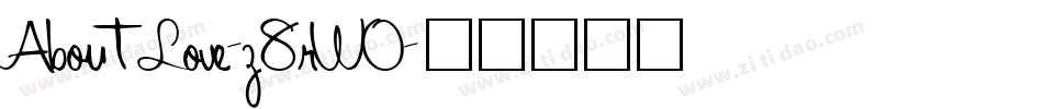 AboutLove-z8rW0字体转换