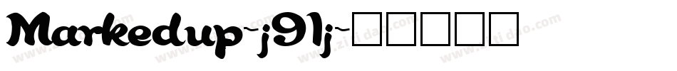 Markedup-j91j字体转换