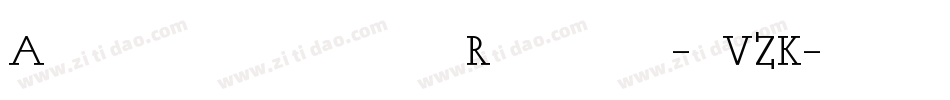 AccanthisadfstdRegular-dvZK字体转换