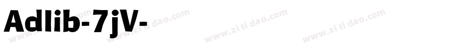 Adlib-7jV字体转换