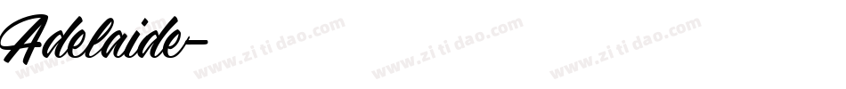 Adelaide字体转换