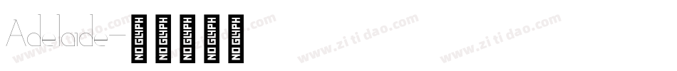 Adelaide字体转换