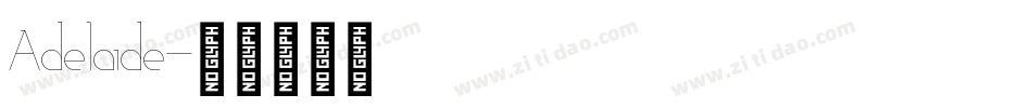 Adelaide字体转换