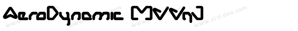 AeroDynamic-MVVqJ字体转换