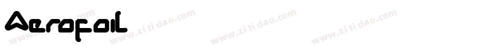 Aerofoil字体转换