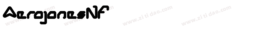 AerojonesNF字体转换