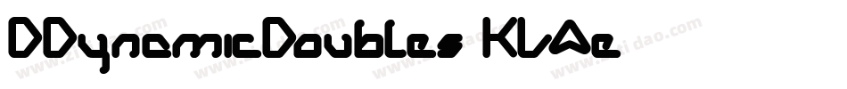 DDynamicDoubles-KLAe字体转换