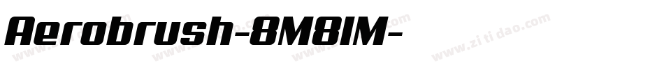Aerobrush-8M8lM字体转换